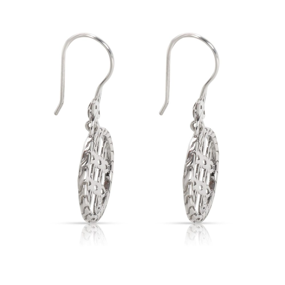 John Hardy Kawung Circle Drop Earrings in Sterling Silver - Picture 2 of 2